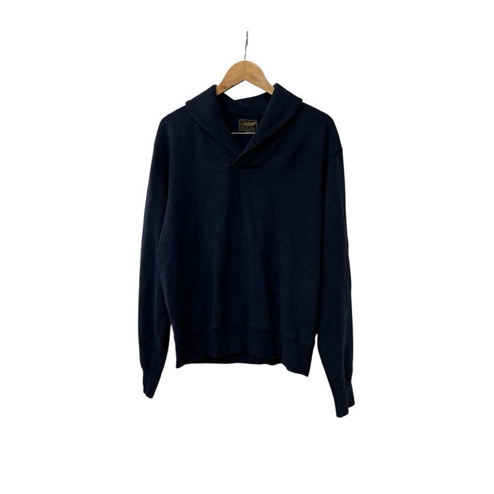 National Athletic Goods Shawl Blue Sweatshirt Mens Pullover 42